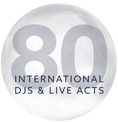 More than 80 international DJs & live acts